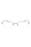 Dunhill Novelty 54mm Optical Frames In Silver Silver Transparent