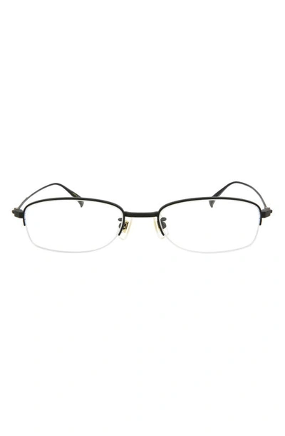 Dunhill Novelty 54mm Optical Frames In Black Black Transparent