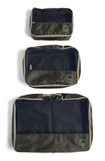 Mytagalongs Set Of 3 Packing Pods In Hunter Navy