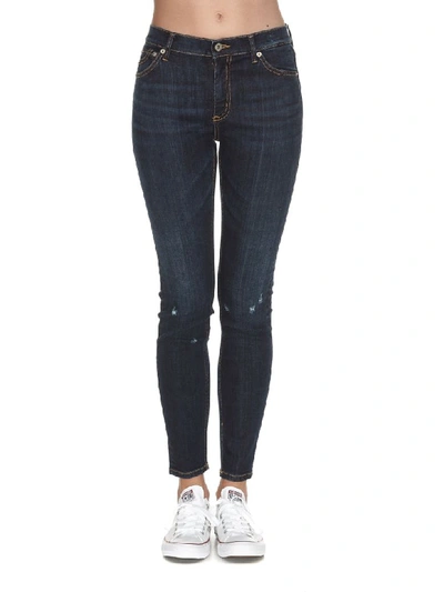 Dondup Distressed Jeans In Blue