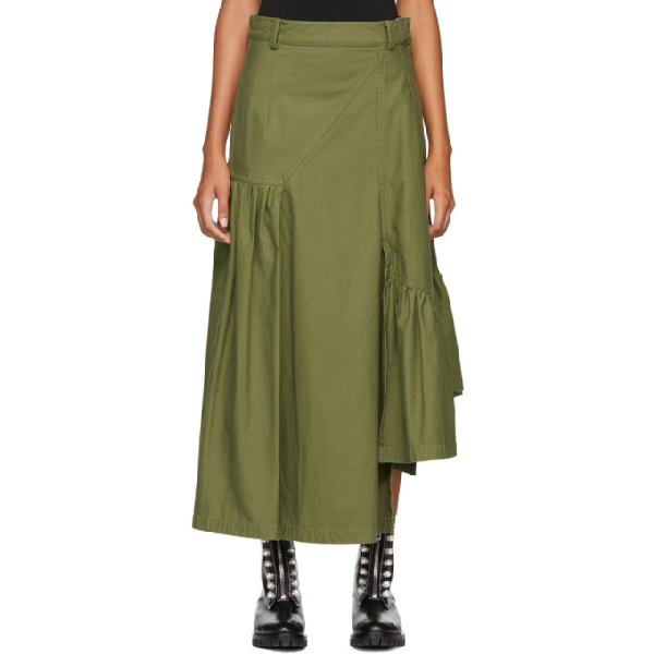 utility maxi skirt