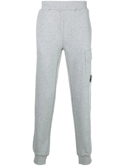 C.p. Company Cp Company Lens Track Pants - Grey In Grey