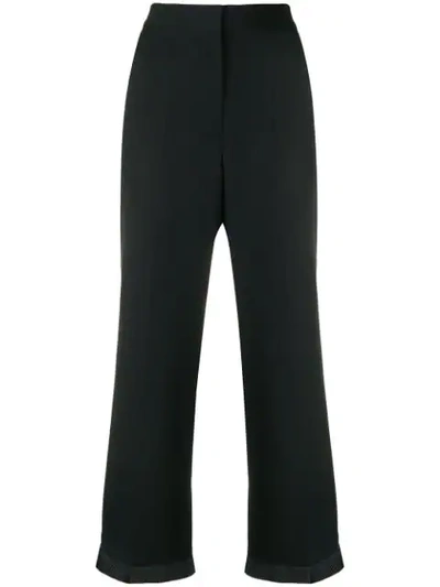 Stella Mccartney Classic Cropped Trousers In Black
