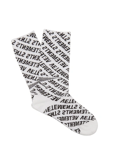 Vetements Monogram Socks In White