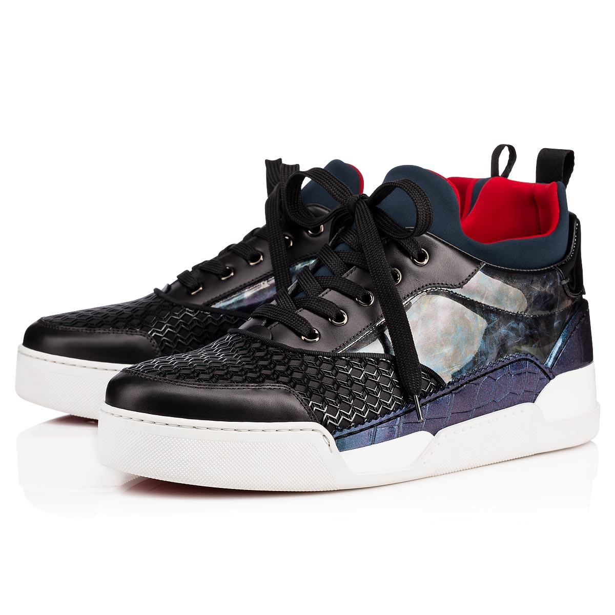 louboutin aurelien black suede