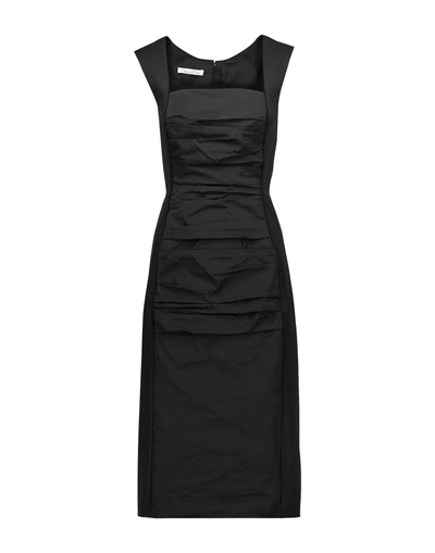 Oscar De La Renta Knee-length Dress In Black