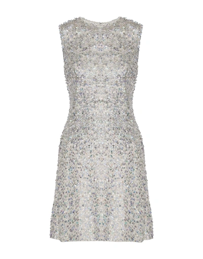 Jenny Packham Short Dress In Silver