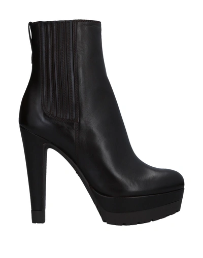 Sergio Rossi Ankle Boot In Dark Brown