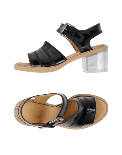 Mm6 Maison Margiela Sandals In Black