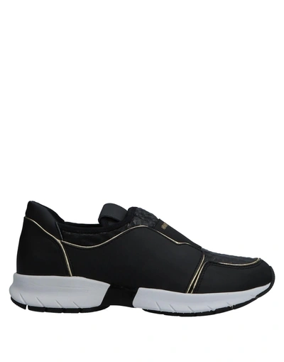 Armani Jeans Sneakers In Black