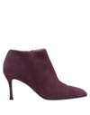 Sergio Rossi Ankle Boot In Mauve