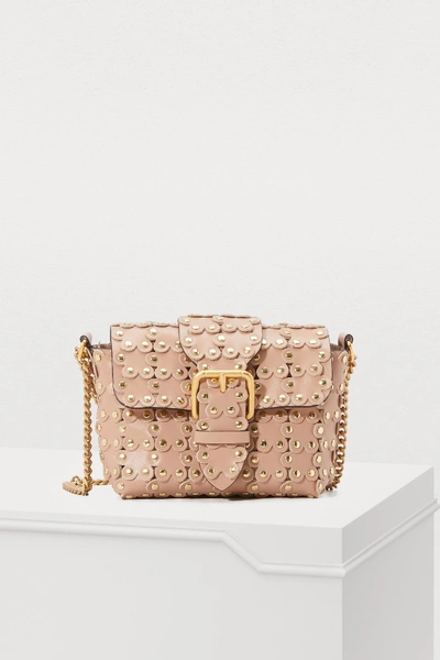 Red Valentino Small Flower Puzzle Bag In Powder