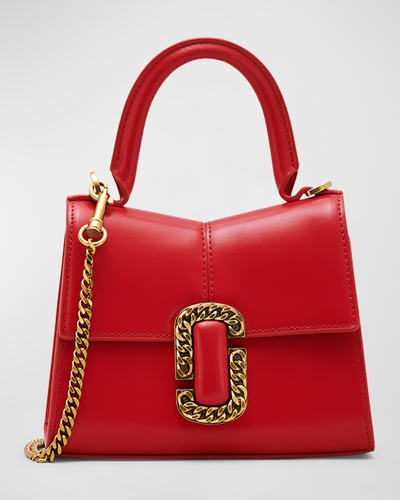 Marc Jacobs The St. Marc Mini Top Handle In True Red
