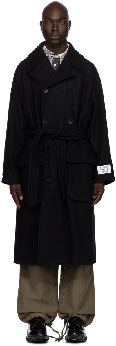 Etudes Studio Black Palais Trench Coat