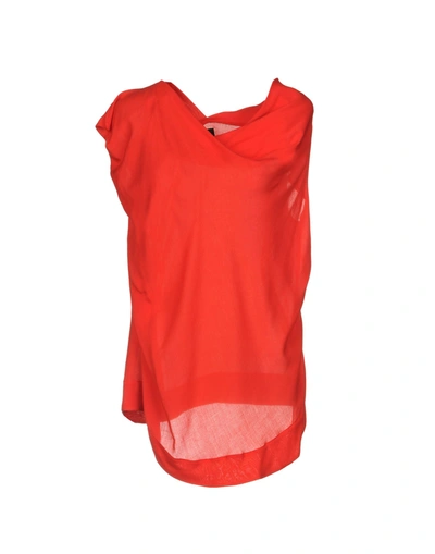 Vivienne Westwood Anglomania Tops In Red