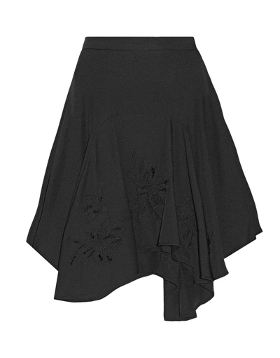 Halston Heritage Knee Length Skirt In Black