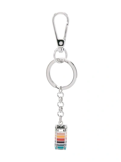 Paul Smith Key Ring With Logo In Multicolour