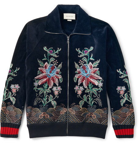 gucci velvet sweatshirt