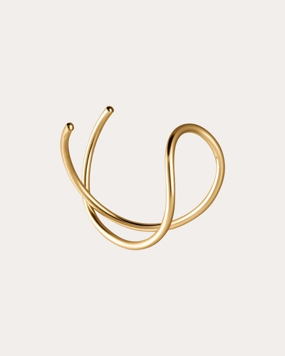 Atelier Paulin Women's 18k Gold L Outline Cuff Bracelet