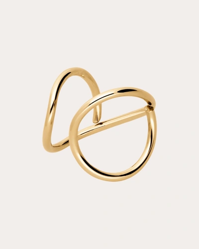 Atelier Paulin Women's 18k Gold O Outline Ring