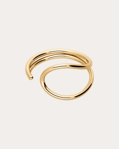 Atelier Paulin Women's 18k Gold E Outline Ring