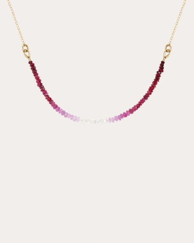 Atelier Paulin Women's Nonza Ruby Necklace In Pink