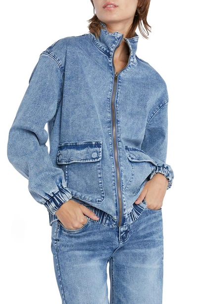 Wash Lab Denim Denim Jacket In Retro Denim