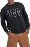 Ugg Heritage Logo Crewneck Sweatshirt In Tar