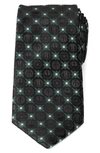 Cufflinks, Inc Star Wars™ Insignia Medallion Tie In Black/ Green Multi
