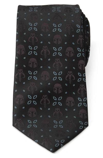 Cufflinks, Inc Star Wars™ Mandalorian Tie In Black