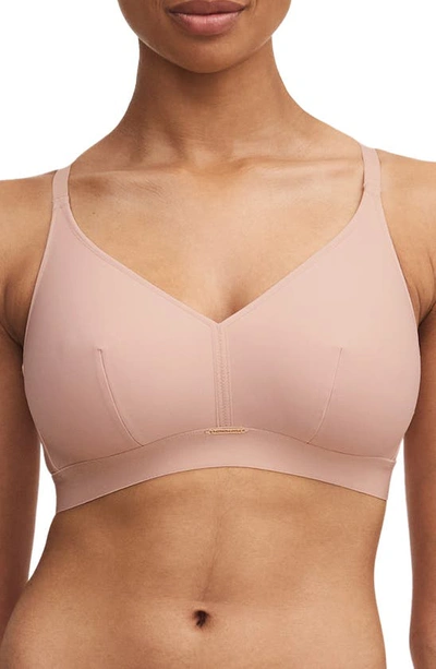 Chantelle Lingerie Bare Essential Wireless Bra In Rose