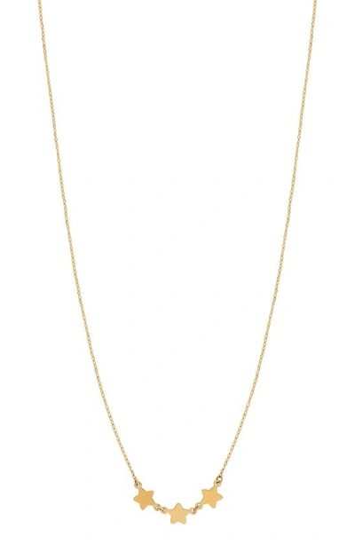 Bony Levy 14k Gold Star Frontal Necklace In 14k Yellow Gold