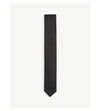 Hugo Pin Dot Silk Tie In Black