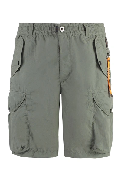 Parajumpers Walton Cargo Bermuda Shorts In Green