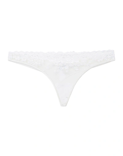 La Perla Thongs In White