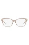 Tiffany & Co 54mm Butterfly Reading Glasses In Champagne