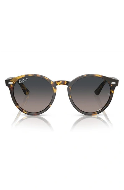 Ray Ban Larry 49mm Gradient Polarized Phantos Sunglasses In Mustard