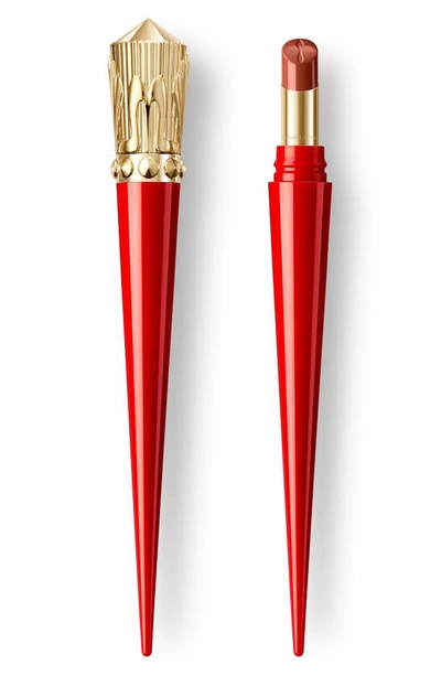 Christian Louboutin Rouge Stiletto Glossy Shine Lipstick In Bare Rococotte 