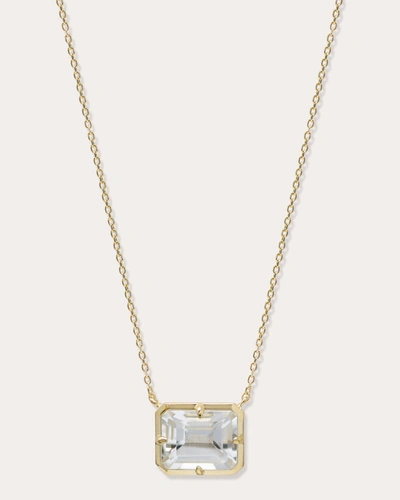 Anzie Women's Daniela Emerald-cut Pendant Necklace In Gold