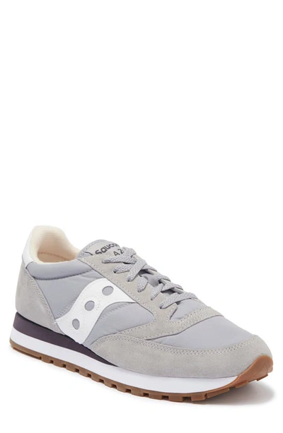 Saucony Jazz Original Sneaker In Grey/ White