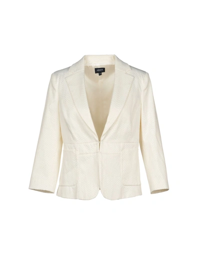Armani Jeans Suit Jackets In Ivory