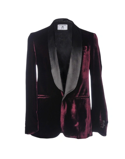 All Apologies Blazer In Maroon