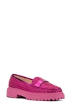 Fashion To Figure Imani Gem Lug Sole Loafer In Pink