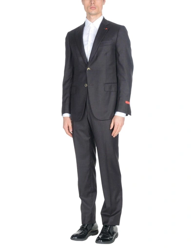 Isaia Suits In Black