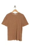 Rag & Bone Oversize Linen T-shirt In Brown
