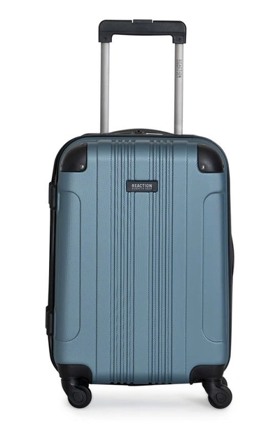 Kenneth Cole Out Of Bounds 20" Hardside Carry-on Luggage In Granite Blue