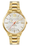 Ted Baker London Manhatt Multifunction Bracelet Watch, 42mm In Gold-tone