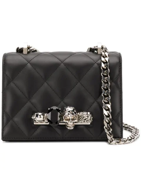 Alexander Mcqueen Black Quilted Small 