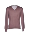 Gran Sasso Sweaters In Mauve