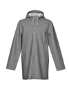 Stutterheim Full-length Jacket In Grey